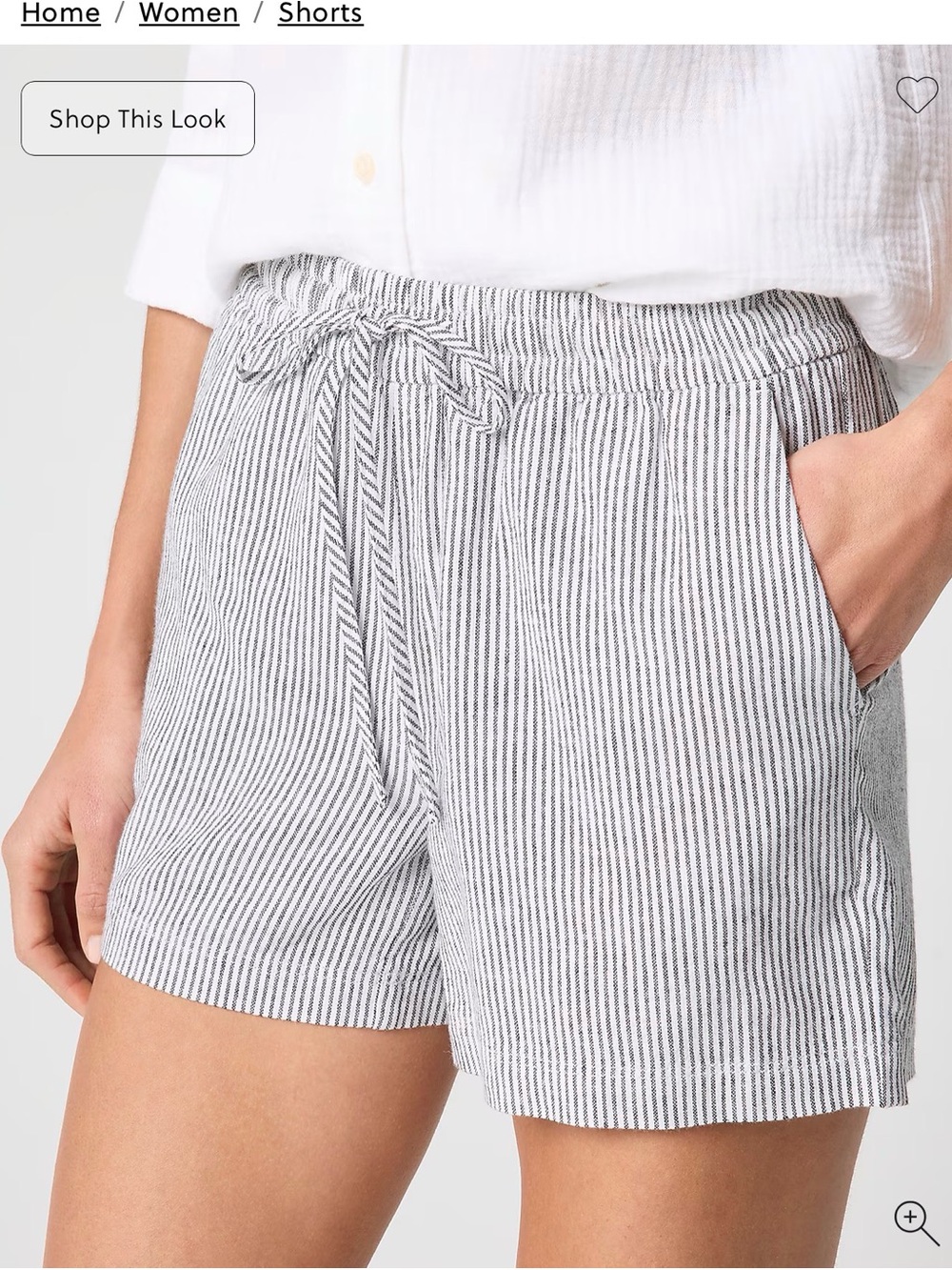 J. Crew striped shorts
